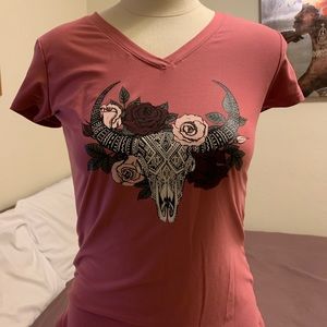 Graphic tee.